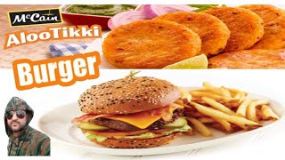 McCain Aloo Tikki Burger dharmendrasoni mccain [upl. by Latsirk]