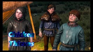 Chicken Thieves  Witcher 3 Game  Empty Coop  All Choices Gameplay [upl. by Nirda]