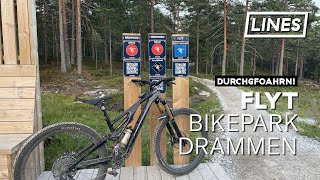 Flyt  Bikepark Drammen 🇳🇴  LINES [upl. by Narmak]