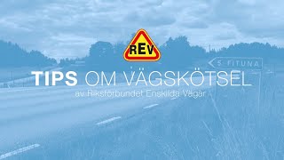 Tips Nr 7 Namnskyltar Potthål Räcken – REV Riksförbundet Enskilda Vägar [upl. by Filler]