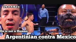 Isaac cruz Mexico vs Romero ArgentinaLightweight Division pitbull [upl. by Durward]