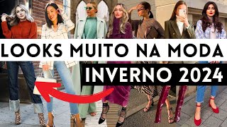 🔴30 LOOKS COM TUDOO QUE ESTÁ NA MODA BO INVERNO 2024 [upl. by Ariaz]