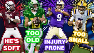 A HATERS GUIDE to the 2024 NFL QB Draft Class Every Players Biggest Red Flag [upl. by Fidelis]