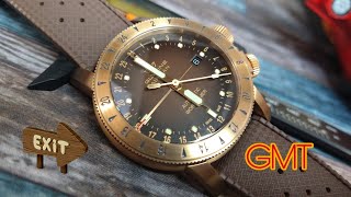 Glycine Airman Bronze GMT 44mm [upl. by Sadoff519]