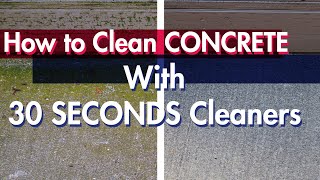 How to Clean Concrete Without A Pressure Washer [upl. by Latrell]