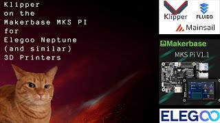 Installing Klipper the easy way on an Elegoo Neptune 3D printer with the MKS Pi or similar devices [upl. by Akins]