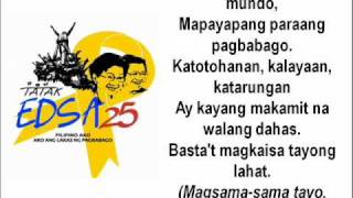 HANDOG NG PILIPINO SA MUNDO EDSA 25 [upl. by Anitnatsnok]