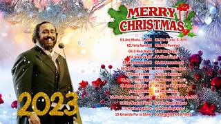 Luciano Pavarotti Christmas Song Medley  Luciano Pavarotti Christmas Full Album [upl. by Ahlgren]