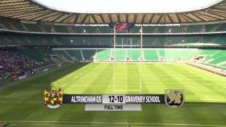 NATWEST SCHOOLS CUP 2014  U15 VASE FINAL  Altrincham GS v Graveney School [upl. by Onairpic]