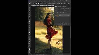 Photoshop hacks quick tips for perfectly blurred background photoshopshorts adobe shorts [upl. by Atteuqihc247]