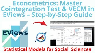 How to Run and Interpret Cointegration Test and VECM in EViews [upl. by Jarlen675]