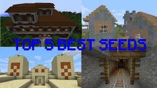 Minecraft  TOP 5 SEEDS 2021  PS3PS4XBOX360  Manoir Temple Village mort Graine de génération [upl. by Isherwood916]