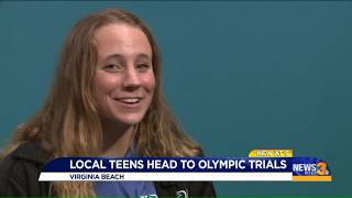 Two Virginia Beach swimmers qualify for US Olympic Team Trials [upl. by Pritchett]