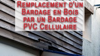 Bardage  remplacement du bois par un bardage en PVC cellulaire [upl. by Kcirtemed]