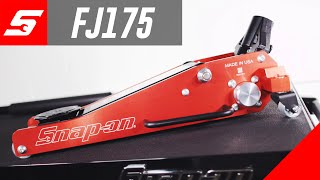 FJ175 Aluminum Floor Jack  Snapon Tools [upl. by Barth]