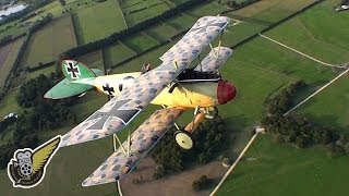 WW1 Albatros DVa In Flight [upl. by Ovid]