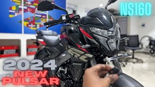 2024 New Pulsar NS160  Detailed Review Walkaround  Rash Gear [upl. by Eseryt]