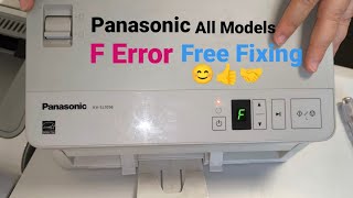 Panasonic Scanner F Error Solution Fix KVSL 1056 1066 3056 3066 and All Models Canon [upl. by Suoivatram]