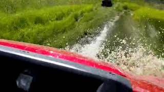 2018 Kawasaki Mule Pro FXR stock trail ride [upl. by Rosana193]