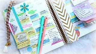 How To Organize and Decorate Your Planner [upl. by Naujled548]