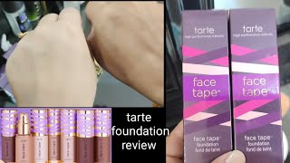 tarte foundation review and how to use easily available in Pakistan [upl. by Sillad]