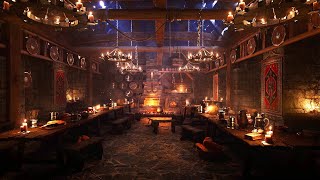 Night at The Witchers Tavern Music Ambience and a Taste of Medieval Times [upl. by Vanny]