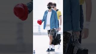 Taehyung 2013 To 2023 Airport look btsShort 💜👍 [upl. by Linnea]