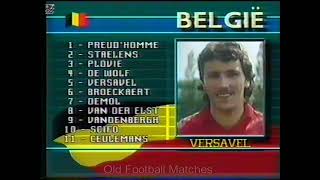 1990 Friendly  Belgium v East Germany [upl. by Ellinej]