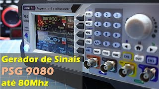 Gerador de Sinais  Funções  Ondas de 80Mhz padrão profissional [upl. by Nonnarb683]