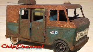 1960s Rusty Structo Emergency Rescue Van Restoration [upl. by Paynter572]