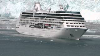 Oceania Cruises Regatta at and around the Hubbard Glacier [upl. by Emmet]