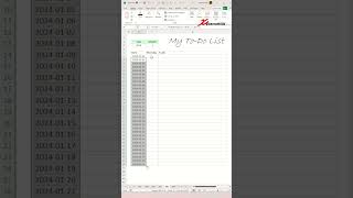 Vertical Calendar Template  PART 1  Excel Tips and Tricks [upl. by Frost]