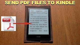 How to send and open PDF files on your Amazon Kindle eReader easily [upl. by Hsoj478]