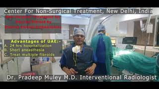 Non surgical treatment for uterine fibroid [upl. by Aerdnael309]