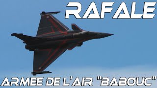 Rafale quotBaboucquot Sebastien Nativel Solo display L armée de Lair 4K UHD [upl. by Schwab991]