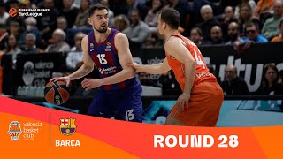 Valencia BasketFC Barcelona  Round 28 Highlights  202324 Turkish Airlines EuroLeague [upl. by Margarete]