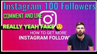 Instagram 100 Followers And Like  Real या Fake 🤥 [upl. by Millisent]