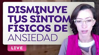 Webinar Cómo disminuir tus síntomas físicos de la ansiedad con Fabiola Cuevas [upl. by Emyam]