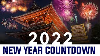 Japan amp South Korea New Year Countdown 2022  Tokyo  Seoul [upl. by Steinman]