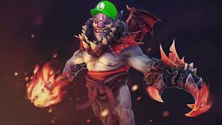 Luigi Mansion smash theme best part for intense Lion OFFLANE throwing… XD [upl. by Drawd]