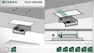 Faber Air Matters  Flat Ceiling Hood Installation [upl. by Arekat]