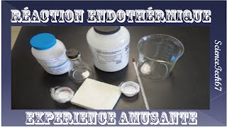 Tutoriel  Réaction endothermique expérience amusante [upl. by Tilden]