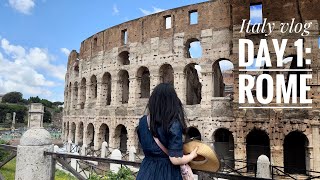 Travel Day amp Day 1 Rome  Italy Travel Vlog  Expat Explore Italian Delights Tour [upl. by Junie]