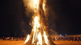 どんど焼き（栃木県八木岡）2019年 [upl. by Oglesby197]