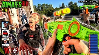 NERF meets Call of Duty ZOMBIES 52  Nerf First Person Shooter [upl. by Anaujait580]