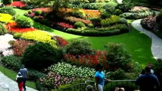 THE BUTCHART GARDENS  VICTORIA CANADA [upl. by Roots]