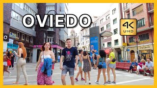 OVIEDO walking 4K UHD  STREETS TOUR in OVIEDO  Oviedo Asturias  Oviedo city walk Spain [upl. by Terbecki]