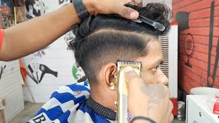 Slope Hair Cut Karne Ka Best Tarika  Step By Step Tutorial Video in हिन्दी  Sahil Barber [upl. by Olympe]