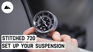 How to set up the rear suspension on your Stitched 720 [upl. by Kcirad]