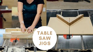 EASY Tablesaw Jigs for Every Woodworker [upl. by Yanat]